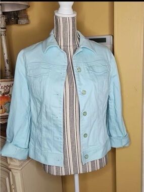 Talbots Light Blue Denim Jacket